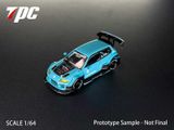  Mô hình xe Kevmannz GT Civic EG Diecast Model Sky Blue tỉ lệ 1:64 TPC Model OT64766 