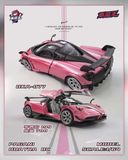  Mô hình xe Pagani Huayra BC Candy Pink 2026 Shenzhen Jiuzhou Automotive Eco - Expo tỉ lệ 1:64 Demon King Auto DKA-077 