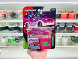  Mô hình xe JDM Legends Deluxe Nissan Cefiro A31 pink with tuning part tỉ lệ 1:64 Majorette 8504101001 