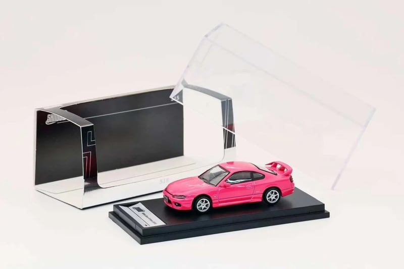  Mô hình xe Nissan S15 Pink tỉ lệ 1:64 Shadow LL-051-242 