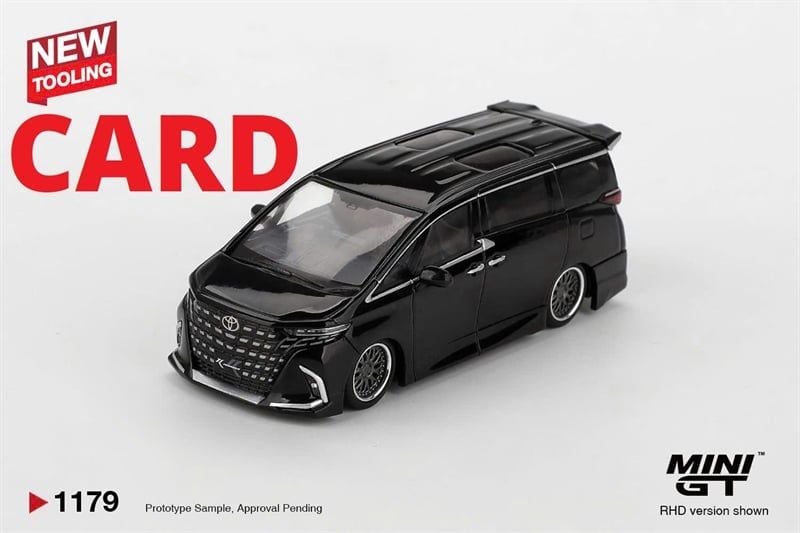  Mô hình xe Toyota Alphard 40 KUHL Black tỉ lệ 1:64 MiniGT MGT01179 