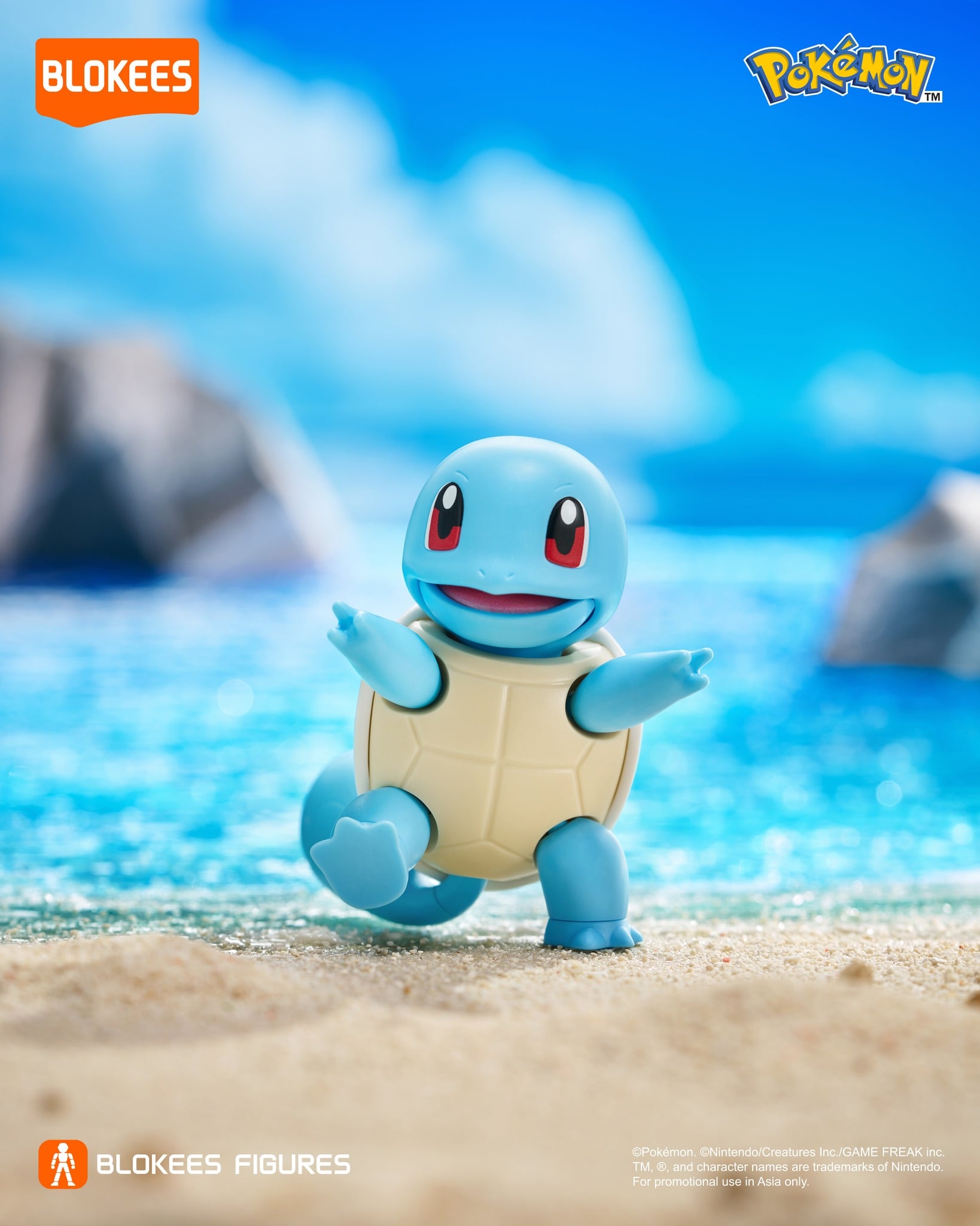  Mô hình lắp ráp Pokemon CV S02 Squirtle EP14 Blokees 74008 