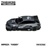  Mô hình xe Subaru Impreza “Raid” Gray Decal Paint Scheme tỉ lệ 1:64 TimeMicro × PSC DESIGN TM648301 