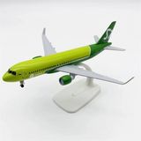  Mô hình máy bay Siberia Airlines S7 Airbus A320 có đế 20cm MB20157 