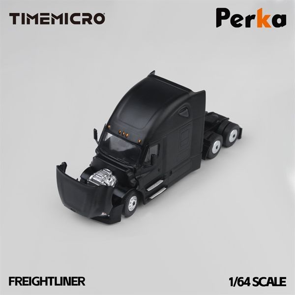  Mô hình xe container Freightliner black warrior tỉ lệ 1:64 Time micro x Perka TM800113 