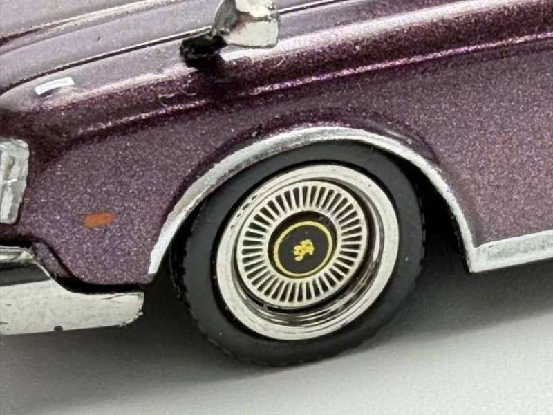  Mô hình xe Toyota Century Limo A- Asuka Blackish Red Mica tỉ lệ 1:64 retro studio OT64842 