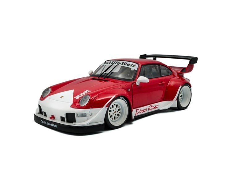  Mô hình xe ô tô Porsche 911 (964) RWB Rauh Welt Porco Rosso tỉ lệ 1:18 Solido model S1808505 