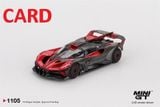  Mô hình xe Bugatti Bolide Red bản card tỉ lệ 1:64 MiniGT MGT01105 HAVE CHASE 