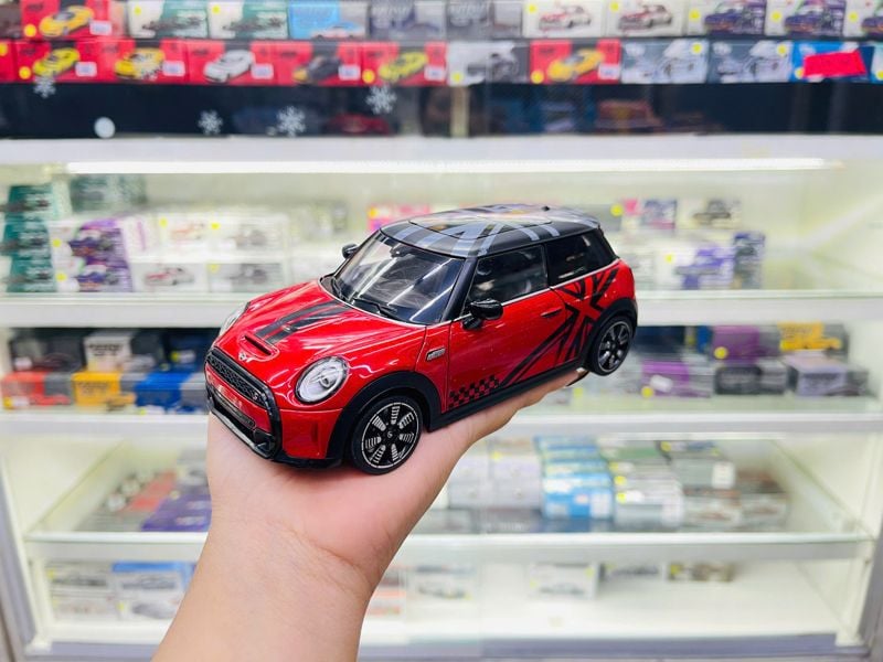  Mô Hình xe MINI Cooper S Full open tỉ lệ 1:24 Hengteng model H2763-1 