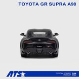  Mô hình xe Toyota GR Supra A90 Matte Black Undercover tỉ lệ 1:64 ATS ATS882104 
