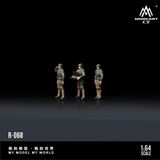  Mô hình nhân vật figure set 3 lính mặt đất Special Operations Tactical Doll Set Simulation Resin tỉ lệ 1:64 MoreArt MO223068 
