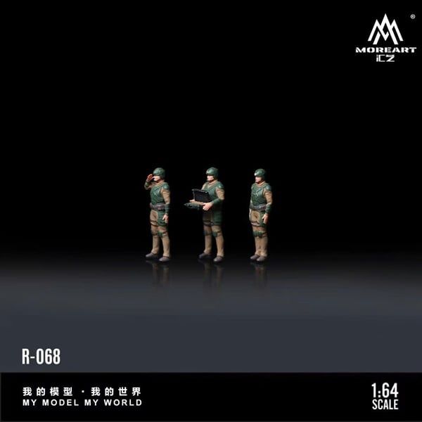  Mô hình nhân vật figure set 3 lính mặt đất Special Operations Tactical Doll Set Simulation Resin tỉ lệ 1:64 MoreArt MO223068 