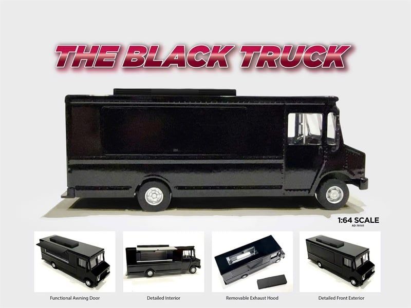  Mô hình xe tải Food Truck series – LB Cafe tỉ lệ 1:64 American Diorama AD-70103 