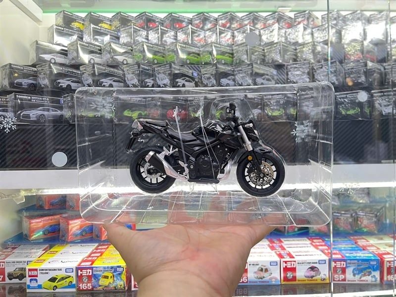  Mô hình xe Honda CB400F có đèn - âm thanh nhún được phuộc trước - sau tỉ lệ 1:12 Alloy model M12-19 