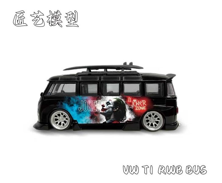  Mô hình xe VW T1 Kombi van, wide body concept version tỉ lệ 1:64 MJ Model OT64611 