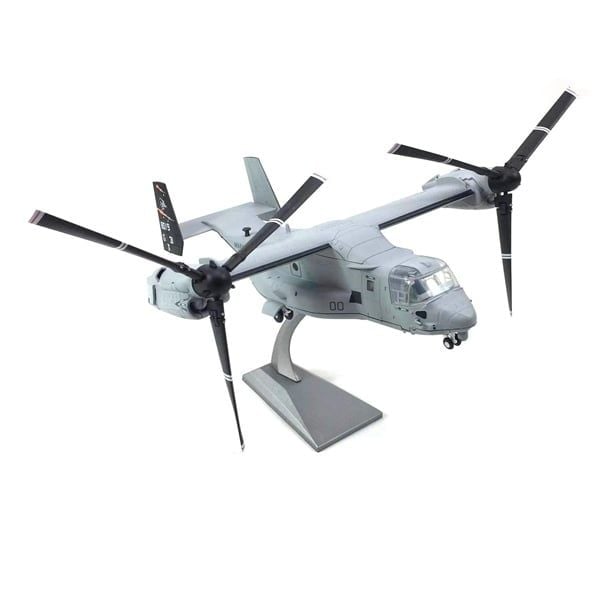  Mô hình máy bay vận chuyển cánh quạt Boeing Bell V-22 Osprey Marines grey ( đuôi trắng ) tỉ lệ 1:72 Ns models MBQS061 