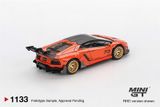  Mô hình xe LB★WORKS Lamborghini Aventador Limited Edition Orange MDX 2025 tỉ lệ 1:64 bản card MiniGT MGT01133 NO CHASE CAR 