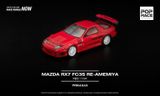  Mô hình xe ô tô Mazda RX7 FC3S RE-Amemiya Red tỉ lệ 1:64 Poprace PR640343 