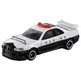  Mô hình xe No.1 Nissan Skyline GT-R (BNR34) Police Car tỉ lệ 1:62 Tomica 174868 
