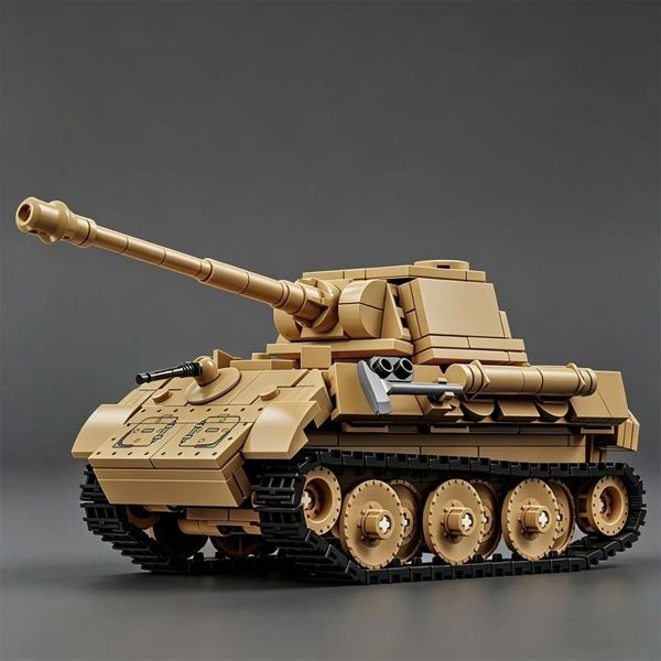  Mô hình lắp ghép Xe Tăng Challenger MILITARY TANK 536 mảnh LY72 LG042 
