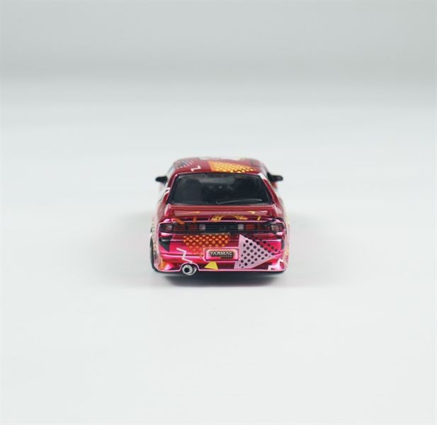  Mô hình xe Nissan Silvia (S14), Hello Kitty, Pink Chrome VERTEX Foshan 2025 tỉ lệ 1:64 Tarmac Works T64G-018-HK2 