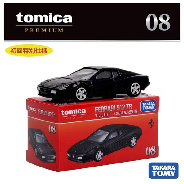  Mô hình xe Ferrari 512TR 26 No.08 (SP) tỉ lệ 1:64 Tomica Premium 92520 