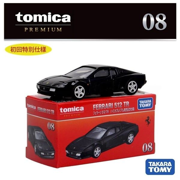  Mô hình xe Ferrari 512TR 26 No.08 (SP) tỉ lệ 1:64 Tomica Premium 92520 