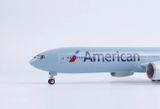  Mô hình máy bay American Boeing B777 có bánh xe kích thước 47cm no led MB47112 