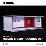  Hộp trưng bày mô phỏng diorama garage trưng bày xe Nissan Paint Scheme Parking Lot kích thước 30x13.3x10cm tỉ lệ 1:64 M Cool MC914923 