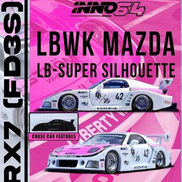  Mô hình xe Mazda RX7 (FD3S) LB-Super Silhouette 