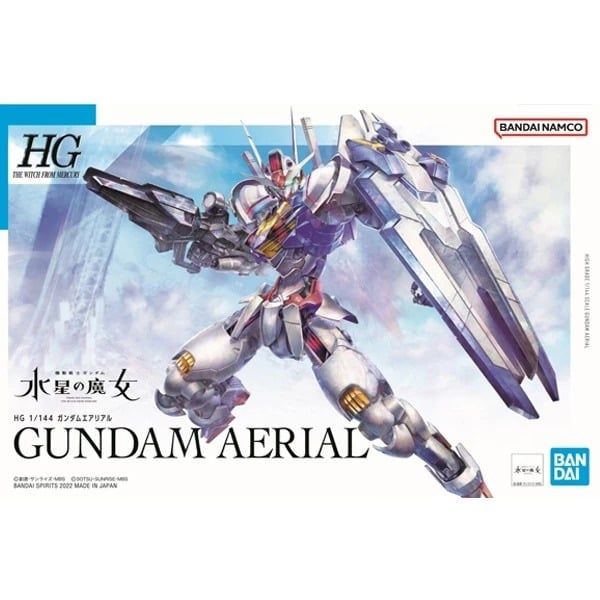  Mô hình figure lắp ráp gundam HG 1/144 Gundam Aerial Bandai 4573102630308 