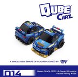  Mô hình xe Nissan SILVIA (S15) LB-Super Silhouette Fausto Racing #555 MiniGT Qube Carz QZ00503 