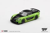  Mô hình xe Mazda RX-7 VeilSide Fortune7 Green bản card tỉ lệ 1:64 MiniGT MGT01223 