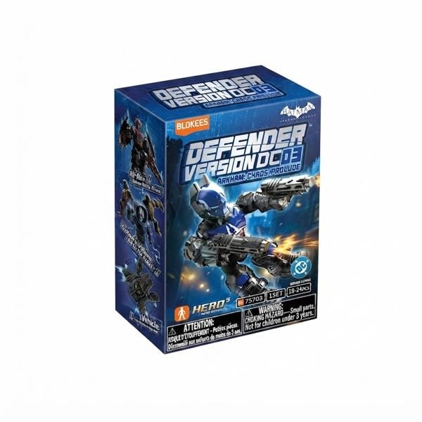  Mô hình Blokees Batman Defender Version DV03 Arkham Chao Prologue Blindbox 75703 