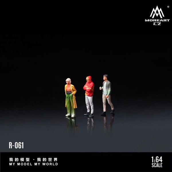  Mô hình nhân vật set nam nữ thời trang Fashion Men's and Women's Doll Set tỉ lệ 1:64 MoreArt MO223061 
