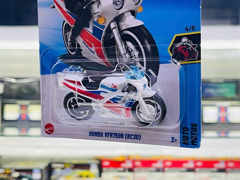  Mô hình xe mô tô Honda VFR750R (RC30) Hotwheels kim loại có bản quyền chính hãng tỉ lệ 1:64 C4982-HD 