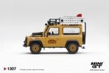  Mô hình xe Land Rover Defender 90 1985 Camel Trophy Borneo Team Japan bản card tỉ lệ 1:64 MiniGT MGT01307 
