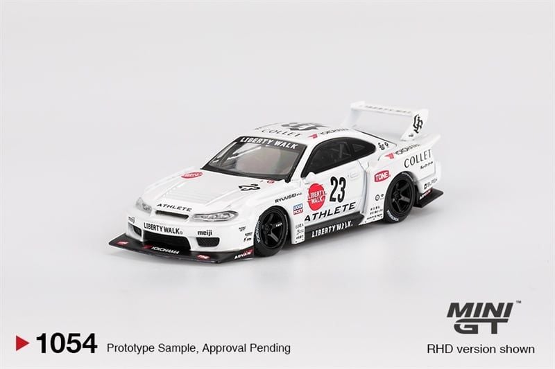  Mô hình xe Nissan LB-Super Silhouette S15 SILVIA ATHLETE bản Card Nhật tỉ lệ 1:64 MiniGT MGT01054 
