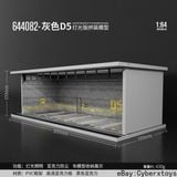 Hộp trưng bày mô phỏng dirorama garage Gray D5 lighting assembly scene tỉ lệ 1:64 M-cool MoreArt MO914082 