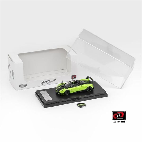  Mô hình xe Pagani Huayra Roadster BC Green tỉ lệ 1:64 LCD64011-GR 