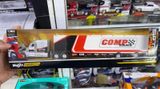  Mô hình xe container Mack white International Lonestar Comp Cams Delivery Truck - Design Custom Haulers 35x4.5x6.5cm tỉ lệ 1:64 Maisto 12418 