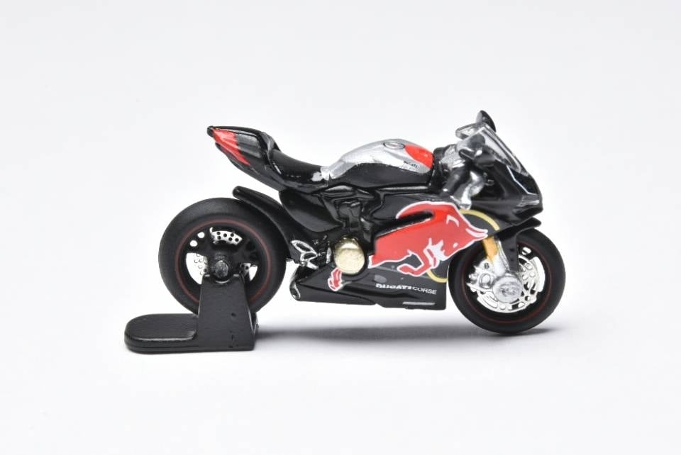  Mô hình xe mô tô Ducati 1299S Red Bull kim loại bánh xoay được tỉ lệ 1:64 Alloy Model OT64512 