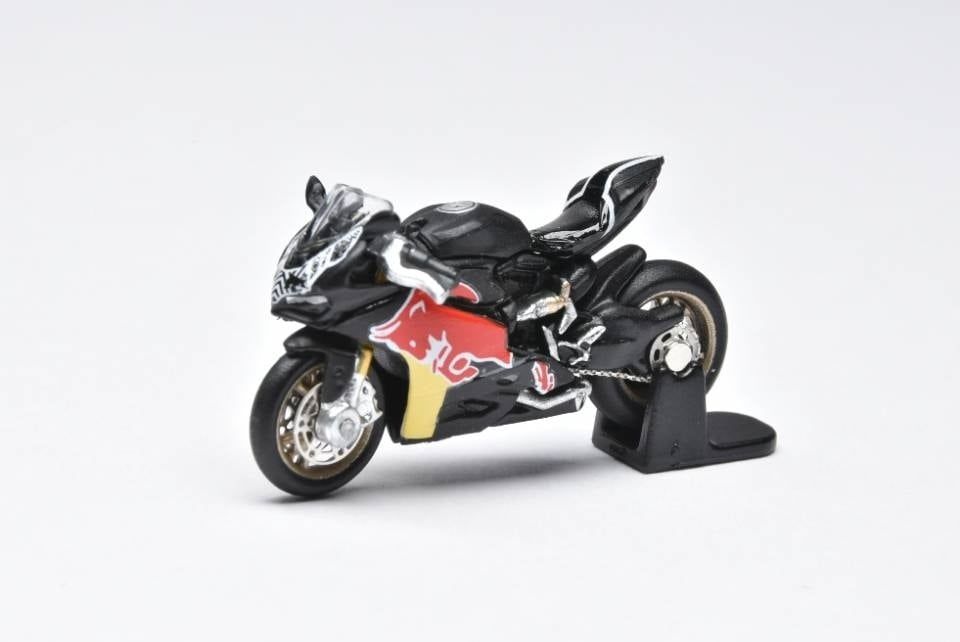  Mô hình xe mô tô Ducati 1299S Red Bull kim loại bánh xoay được tỉ lệ 1:64 Alloy Model OT64512 