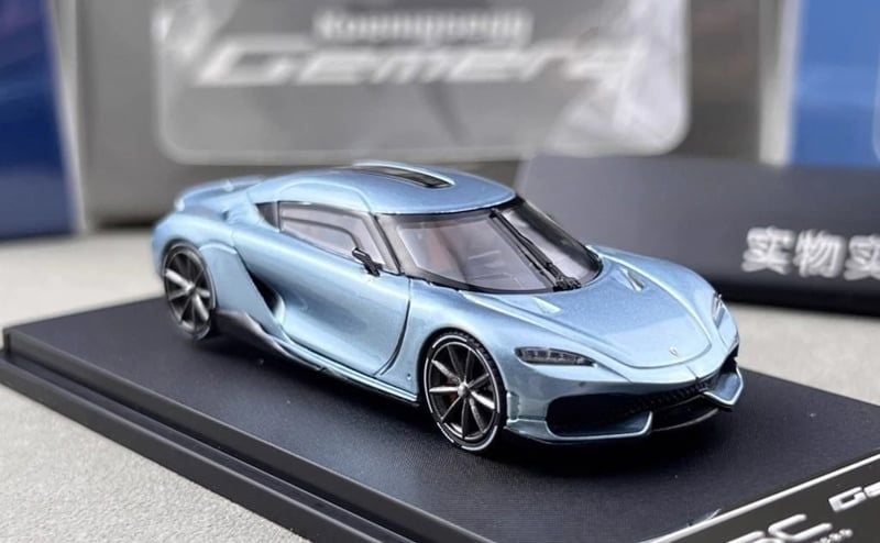  Mô hình xe Koenigsegg Gemera Blue tỉ lệ 1:64 BSC BSC6434005 