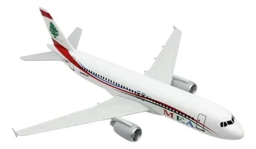  Mô hình máy bay Lebanon Middle East Airlines ( MEA ) Airbus A320 16cm MB16220 
