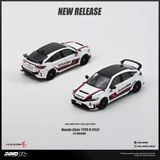  Mô hình xe HONDA CIVIC (FL5) J'S RACING tỉ lệ 1:64 Inno64 model IN64-FL5JS-WHI 