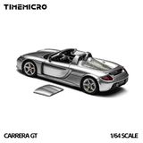 Mô hình xe Porsche Carrera GT Silver tỉ lệ 1:64 Time micro TM645912 