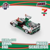  Mô hình xe Ferrari F40 Seven eleven LBWK tỉ lệ 1:64 Demon King Auto DKA-101 