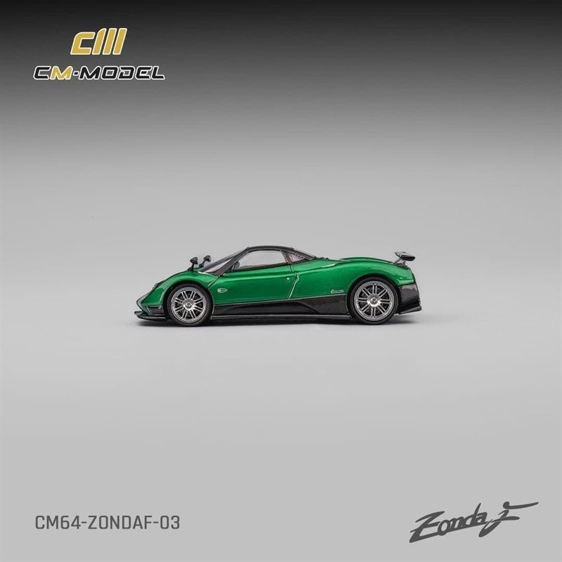  Mô hình xe Pagani ZondaF Metallic Emerald Green tỉ lệ 1:64 CM Model CM64-ZondaF-03 