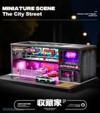  Hộp trưng bày mô phỏng bãi đậu xe phong cách CYBERPUNK 35x23.5x5.8 tỉ lệ 1:64 SHOU CANG JIA SCJ82062 